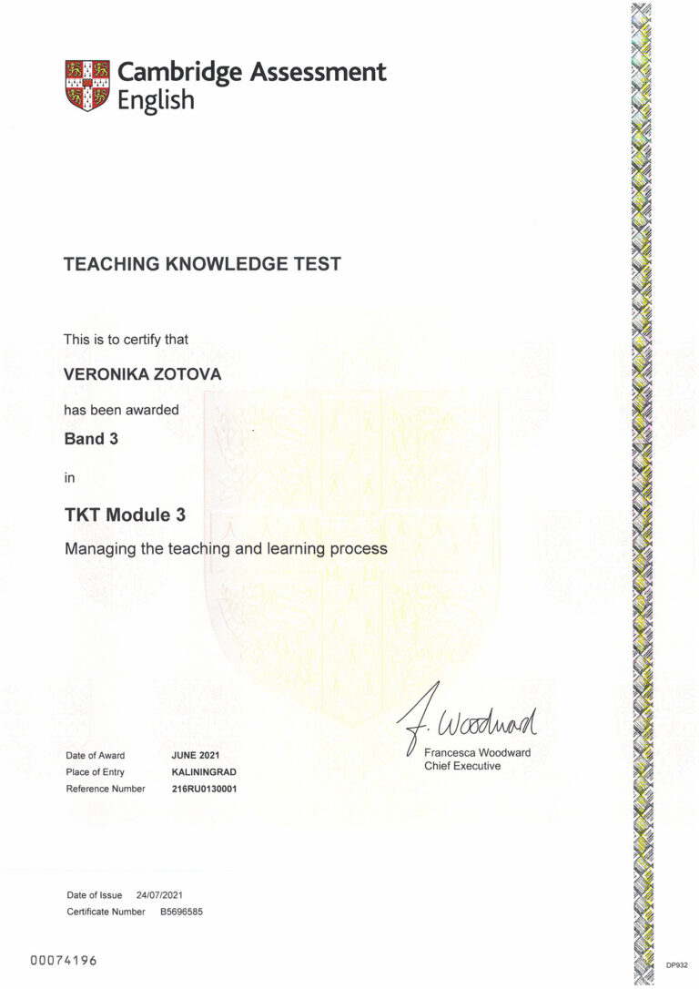 TKT Module 3